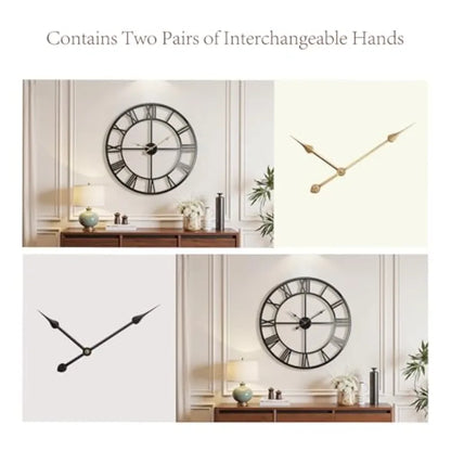 Large Wall Clock Roman Numeral