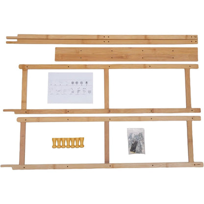 5-Tier Bamboo Wood Shoe Storage Shelf Rack