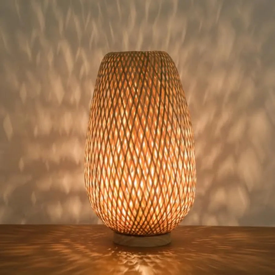 Handmade Mini Bamboo Table Lamp