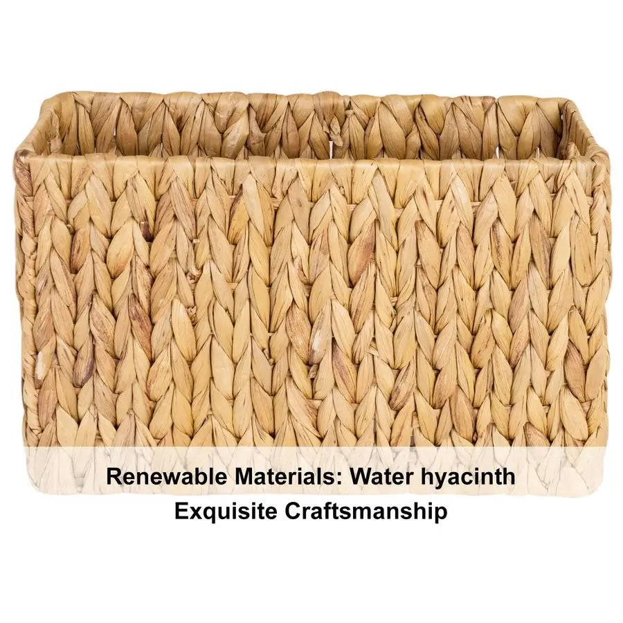 Handwoven Magazine Holder Wicker Basket