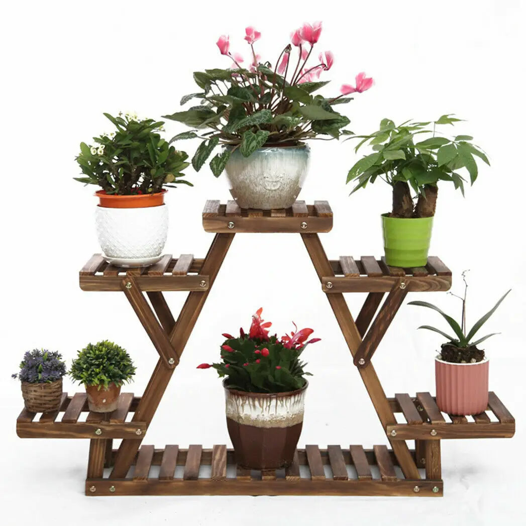 Premium Wood Plant Stand Flower Pot Holder