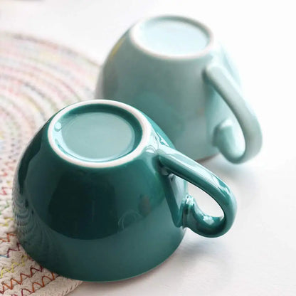 Fashion Ceramic Coffee Cup with Saucer Set