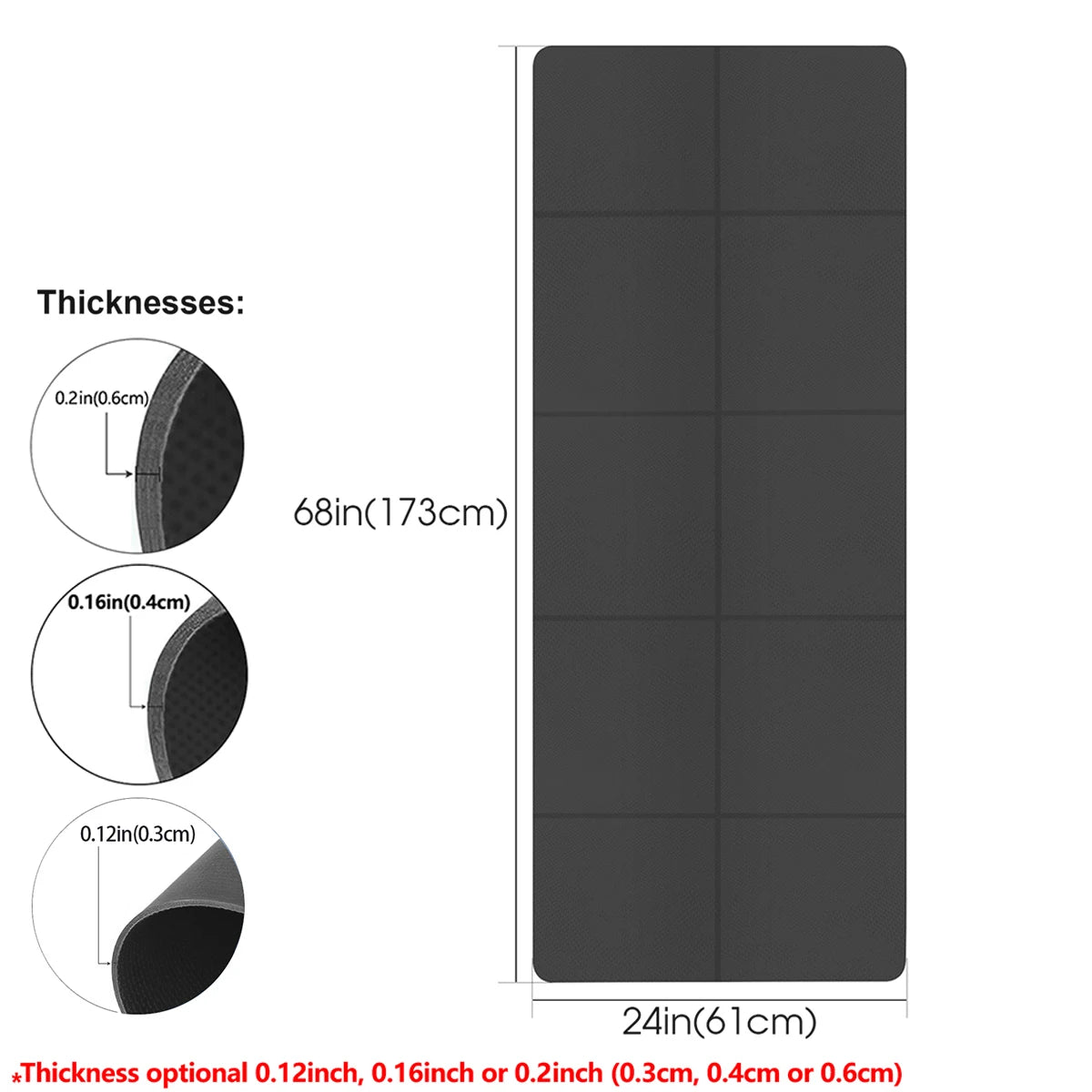 Foldable Yoga Mat Eco Friendly EVA