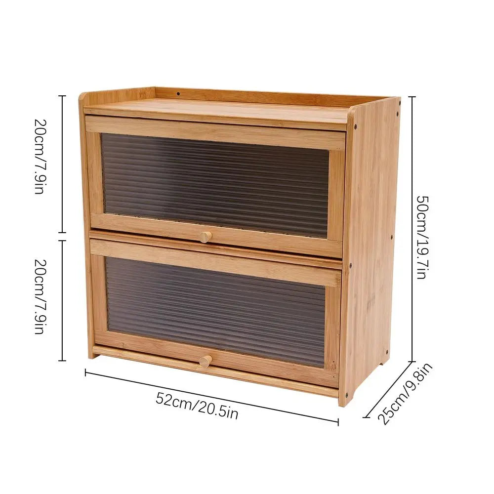 2 Doors Freestanding Kitchen Countertop Storage Cabinet