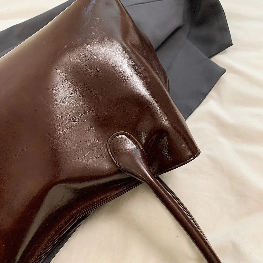 Leather Hobo Fashion Travel Handbag For Women