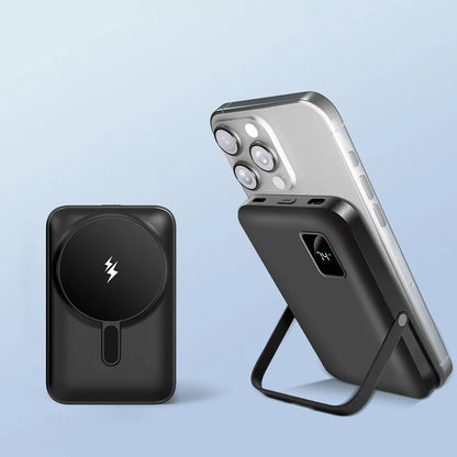 10000mAh Magnetic Power Bank with Foldable Stand