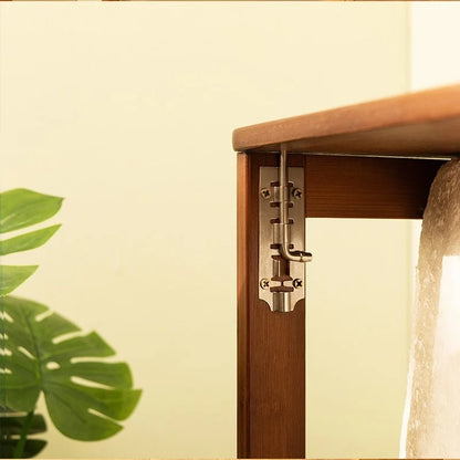 Foldable Bamboo Computer Desk for Small Spaces