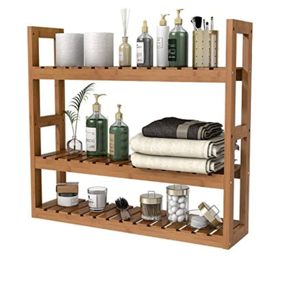 Bathroom Shelf 3-Tier Wall Mount Storage Rack