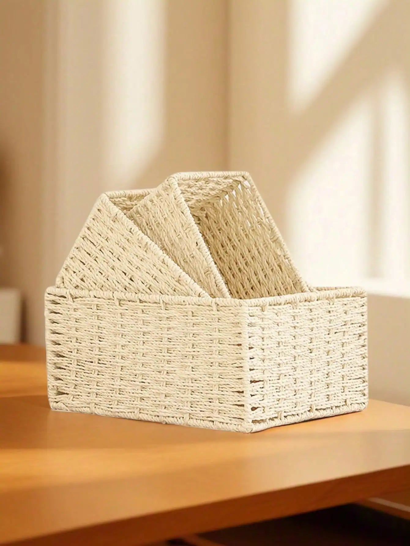 Handmade Rattan Woven Organizer Tray