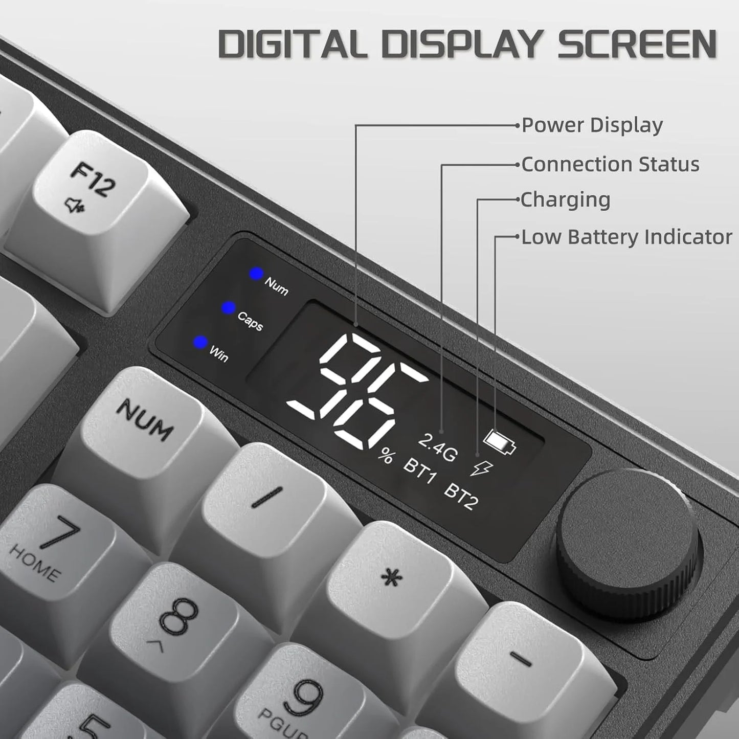 Wireless Gaming Keyboard Creamy Membrane
