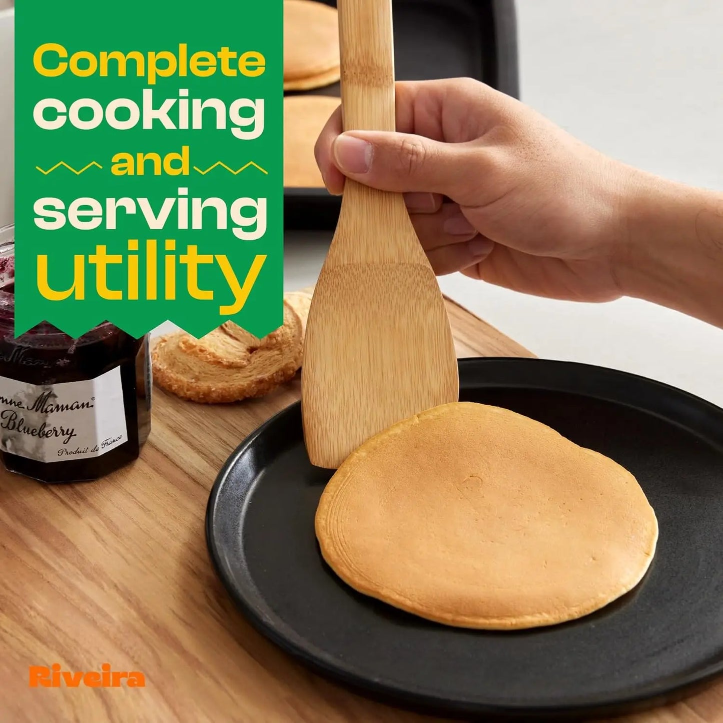 Wooden Cooking Utensils Set with Wooden Spoons