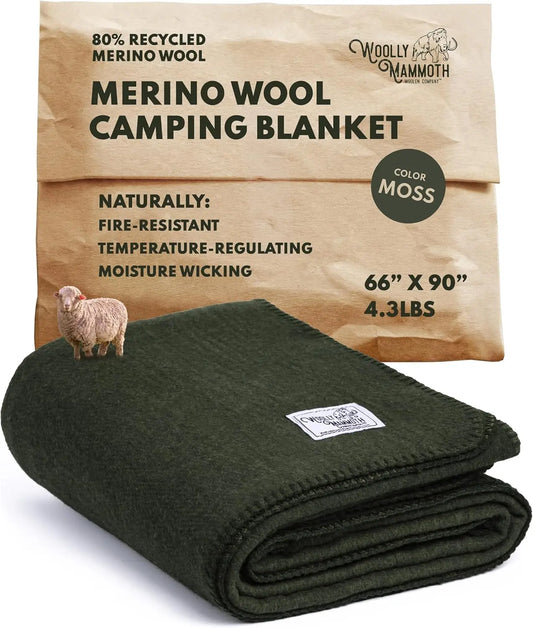 Wool Blanket for Cold Weather Camping