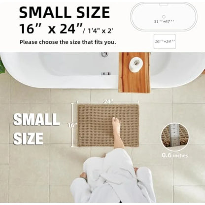 Boho Bathroom Rugs Non Slip Bath Mat