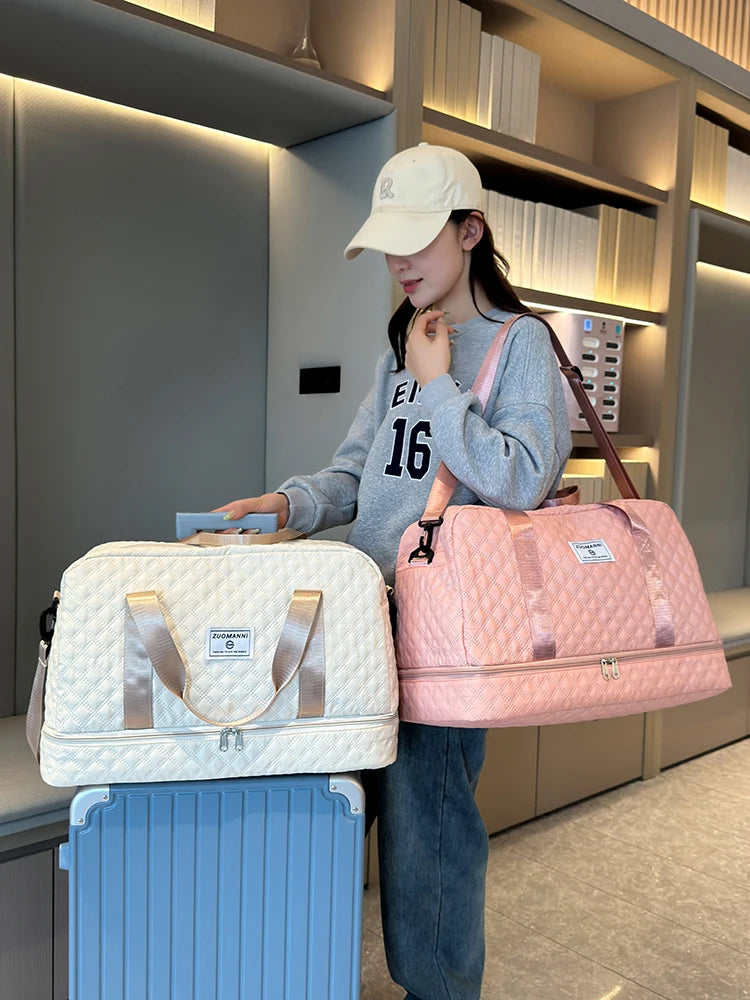 Lattice Travel Large Lightweight Storage Duffle Bag
