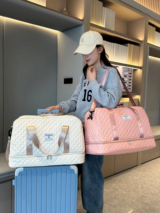 Lattice Travel Large Lightweight Storage Duffle Bag