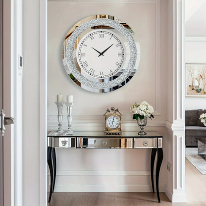 Decorative Wall Round Mirror Clock