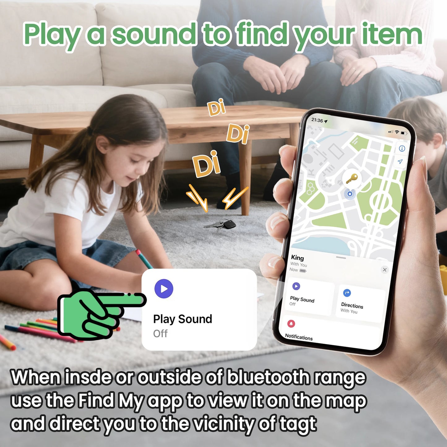 Smart Air Tracker Tags Luggage Mini GPS