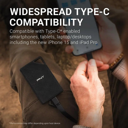 1TB Portable SSD USB-C Rugged