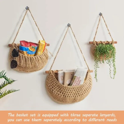 Hanging Fruit Basket 3 Tier Over the Door Organizer