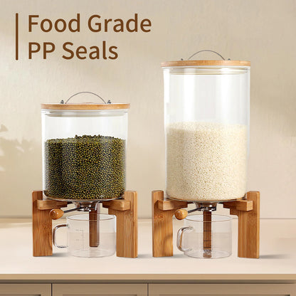 Creative Glass Food Storge For Kitchen Organization