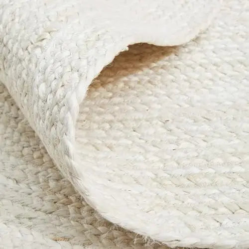 6' Round Jute Area Rug Hand Woven