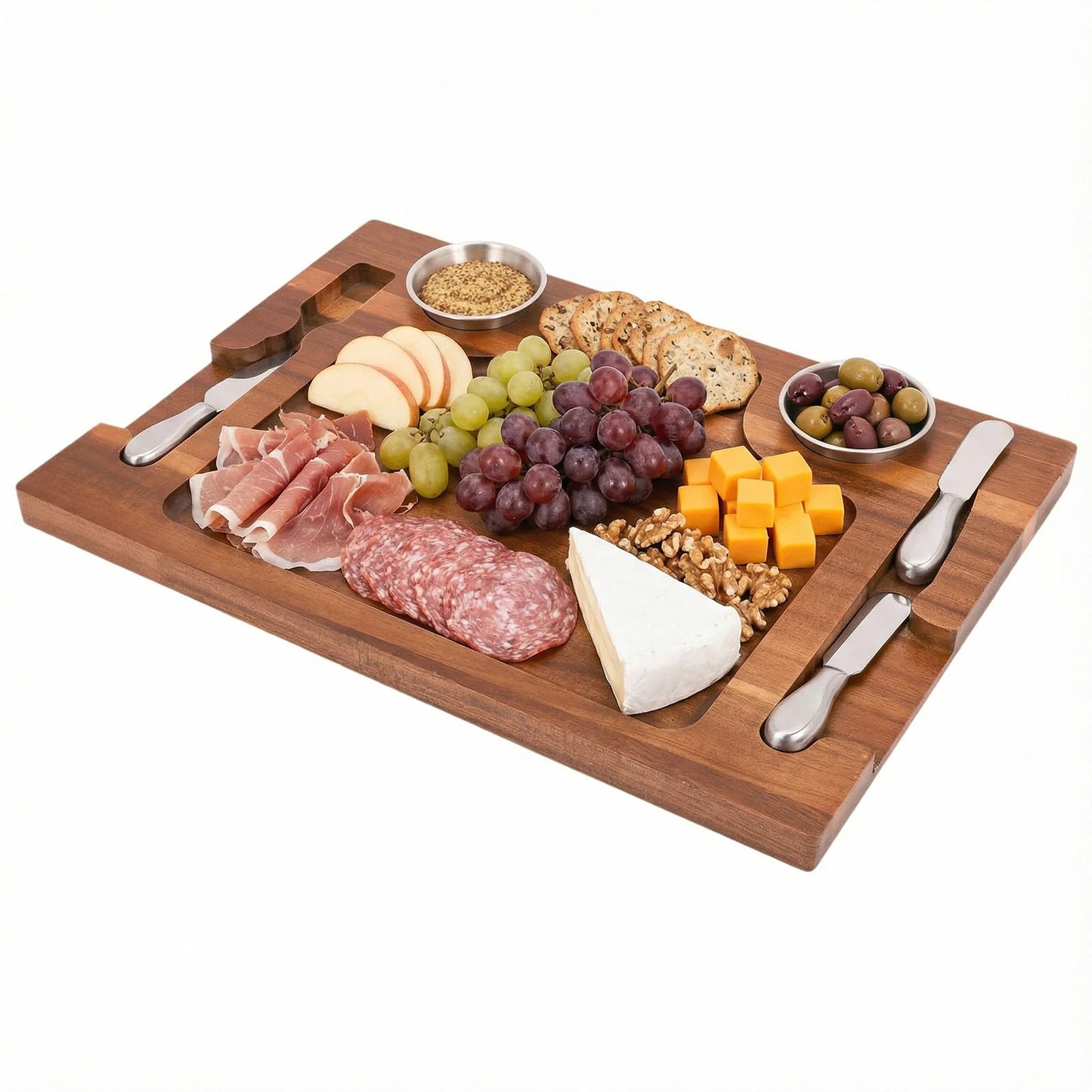 Acacia Wood Serving Plate Cutting Board