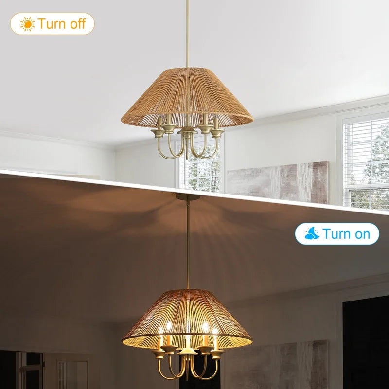 Boho Ceiling Lamp for Dining Room Kitchen Living Room