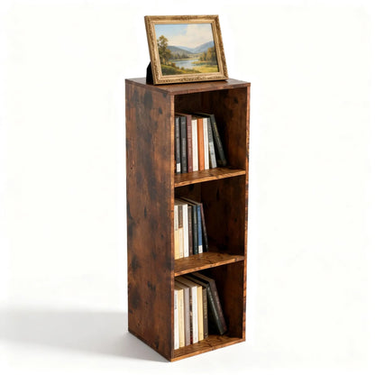 6-Tier Tall Cube Bookshelf Modern Storage Organizer