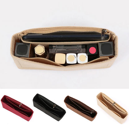 Felt Insert Bag Organizer For Cosmetic Organization