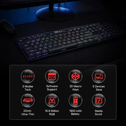 Wireless RGB Mechanical  Bluetooth Gaming Keyboards