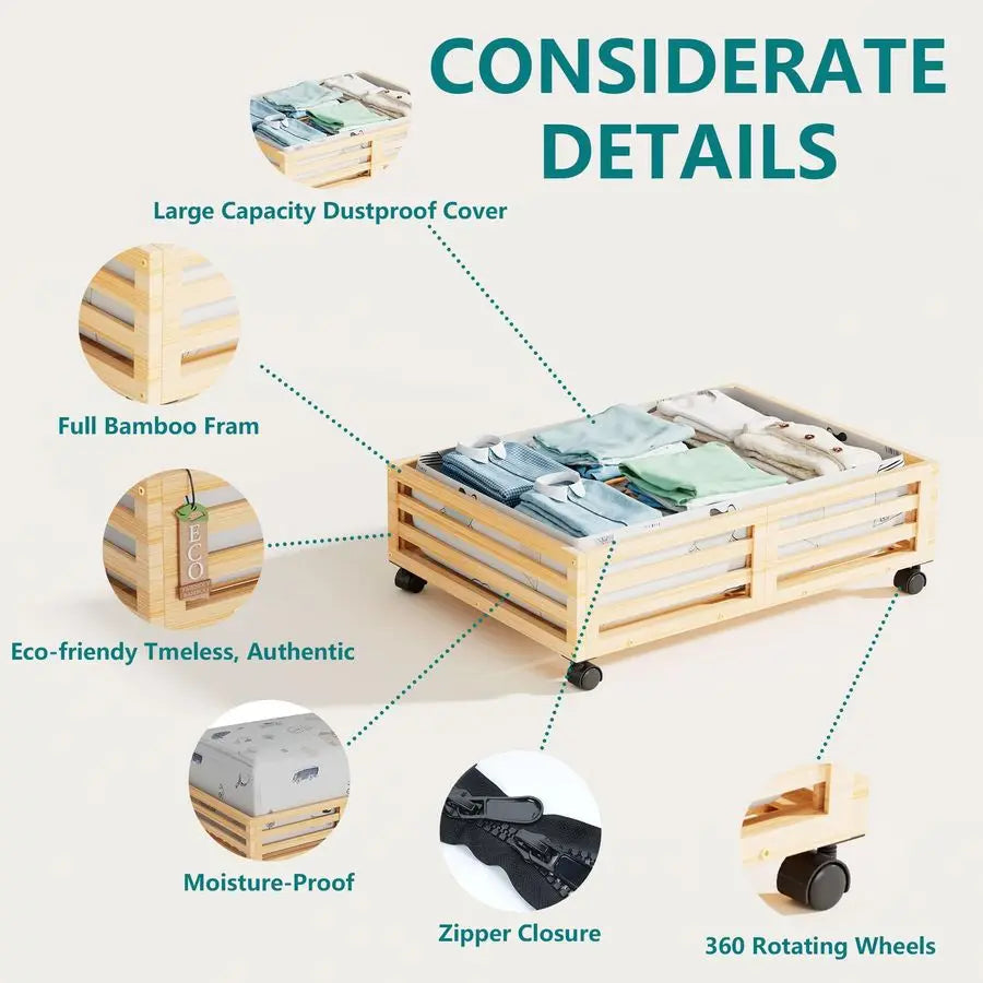 Under Bed Storage Containers Underbed Organizer