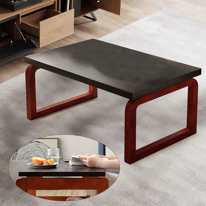 Folding Wooden Coffee Table Indoor Outdoor Use