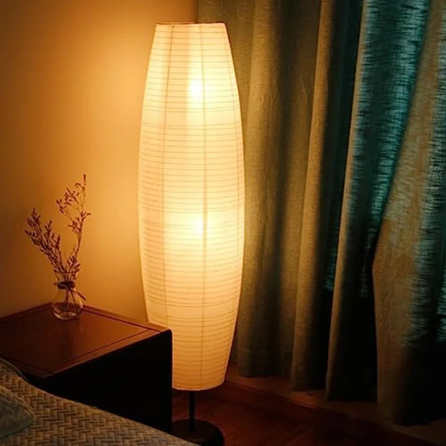 Rice Paper Lantern Floor Lamp for Bedroom