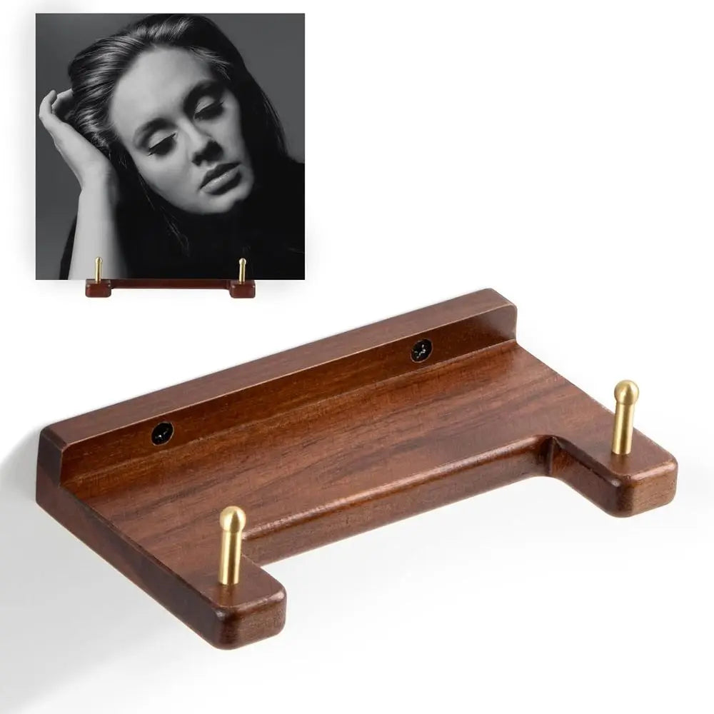Wall Mount Wooden Decorative Plate Holder