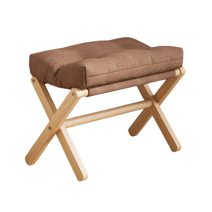 Solid Wood Shoe Changing Stool