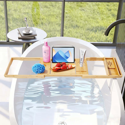 Bamboo Bathtub Caddy Tray