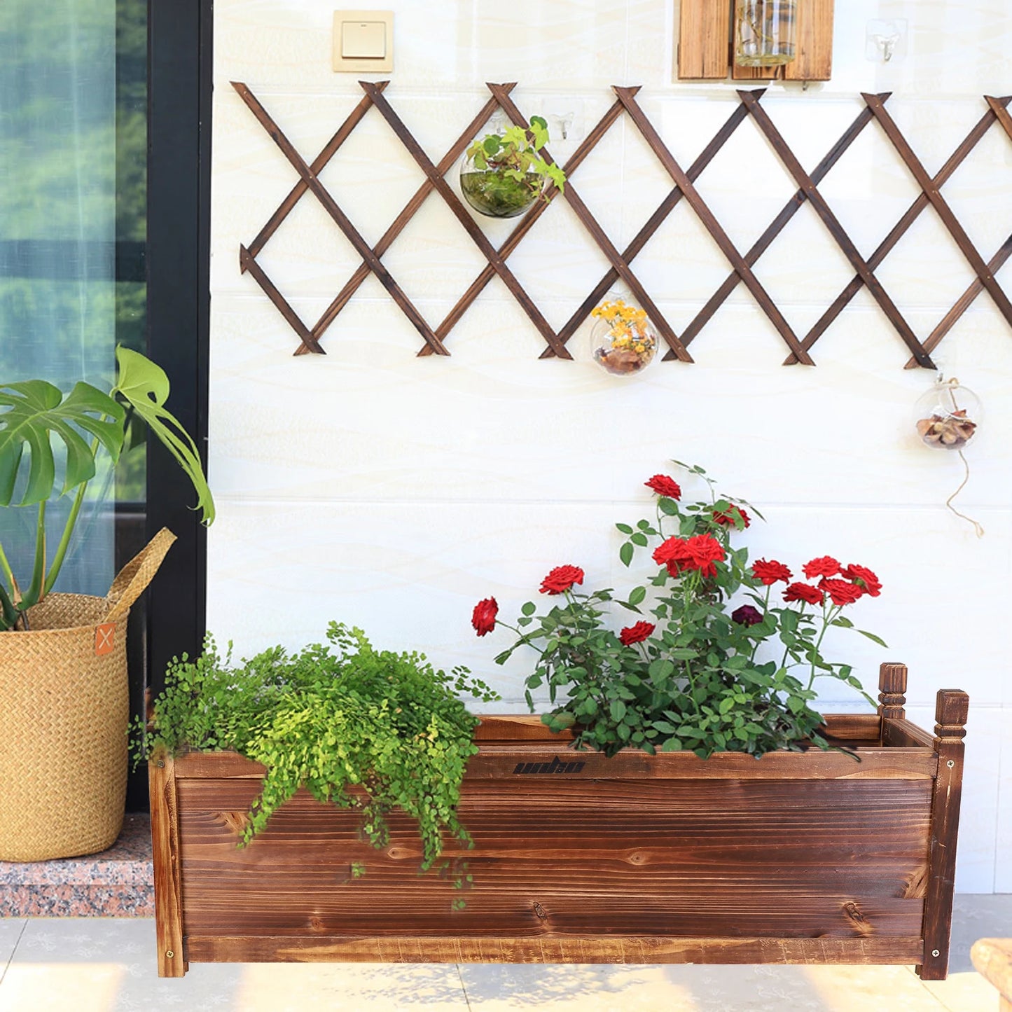 Flower Vegetable Window Mounted Plant Box Garden