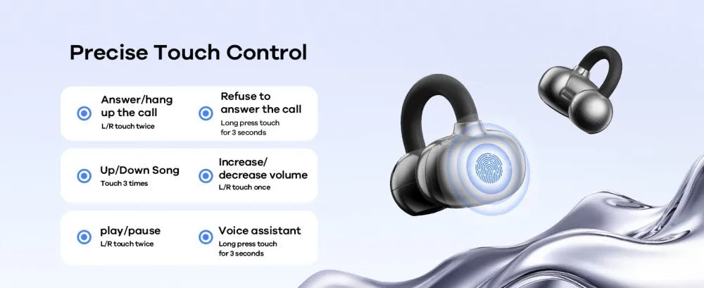 Ultra Open Ear Earbuds X6 Clip-On