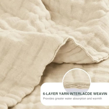Lightweight Breathable 100% Cotton Muslin Blanket