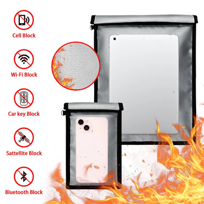 Fireproof Waterproof Faraday Bag Anti-Hacking Pouch