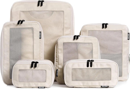 Travel Compression Packing Cubes Luggage Organizer