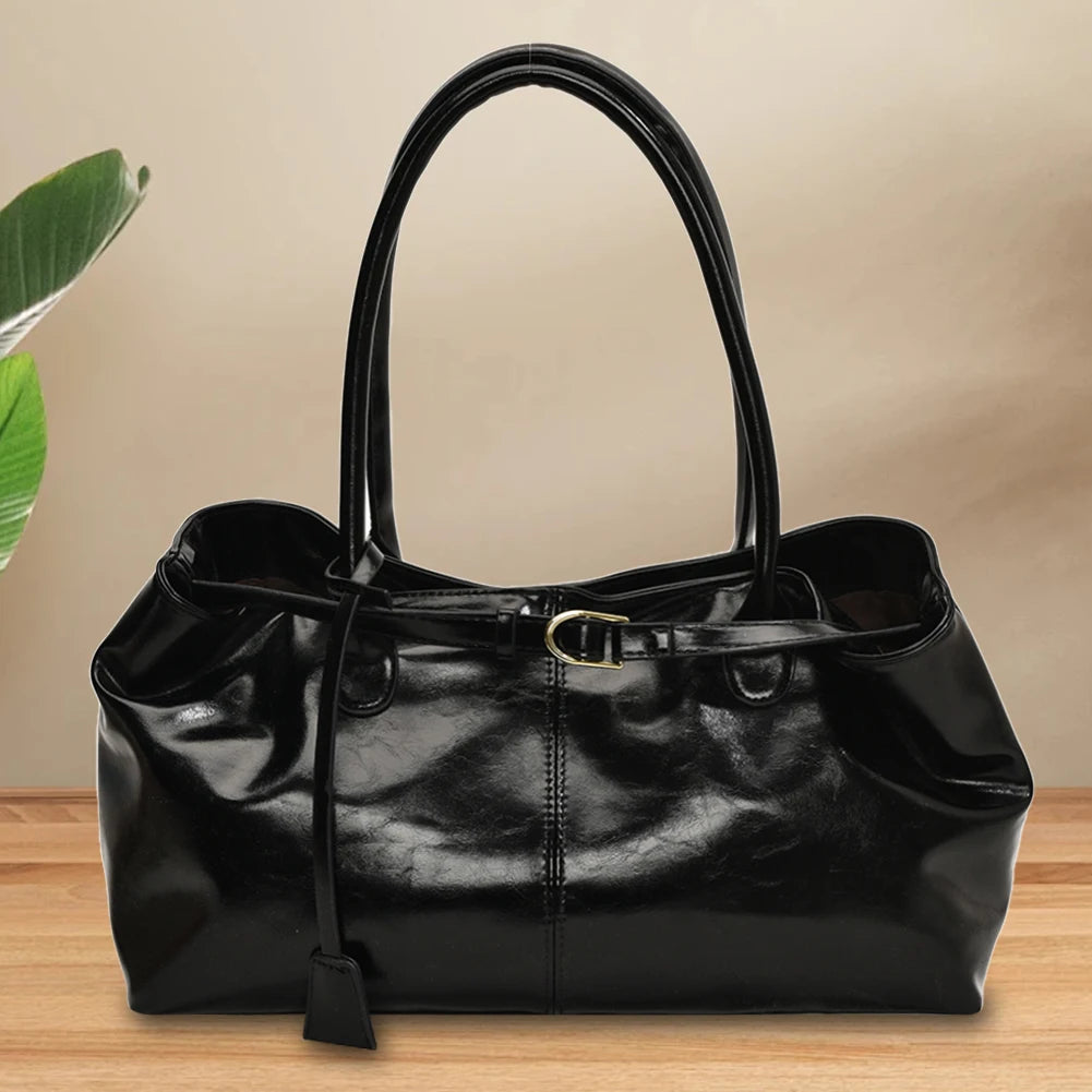 Leather Hobo Fashion Travel Handbag For Women