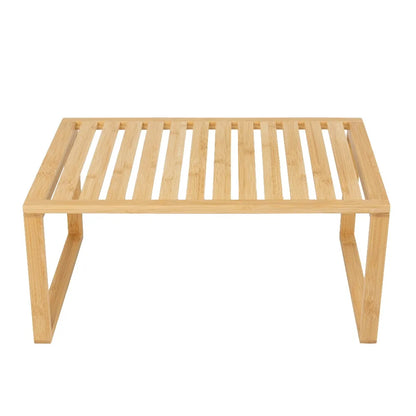 Stackable Bamboo Shelf  Storage Organizer