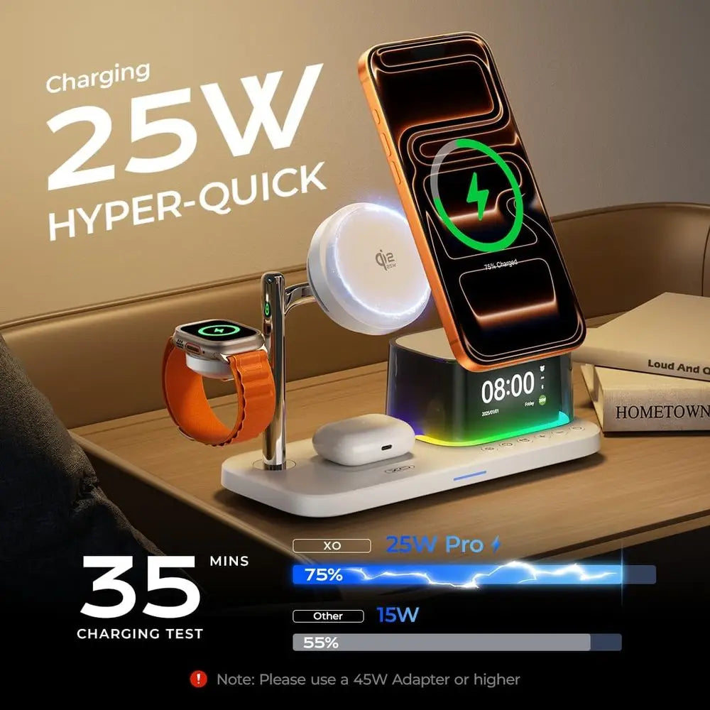 25W Fast Charging Station with Cooling Fan