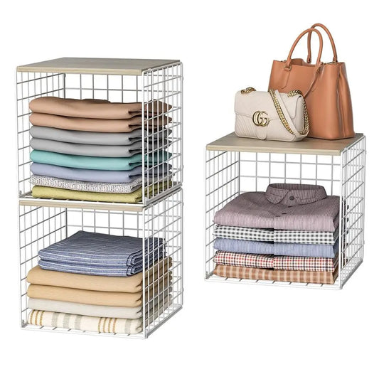 Stackable Closet Organizers and Storage Closet Shelves