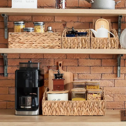 Rattan Storage Baskets Handwoven Wicker Bins
