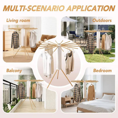 Tripod Clothes Drying Rack Portable Laundry Stand