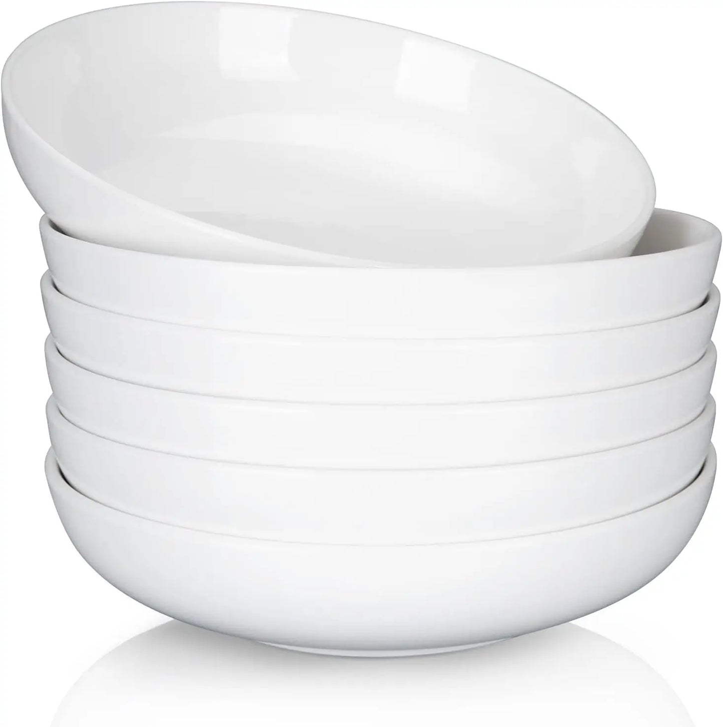 22 Ounce Porcelain Pasta Bowls Set