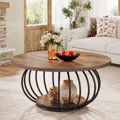Round Coffee Table for Living Room