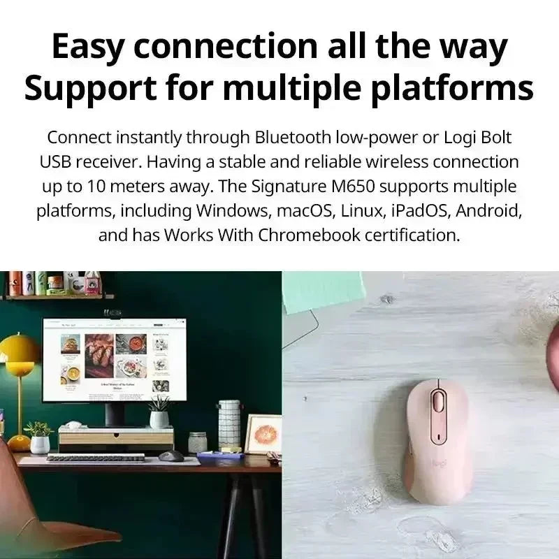 Portable Wireless Bluetooth Silent Mouse